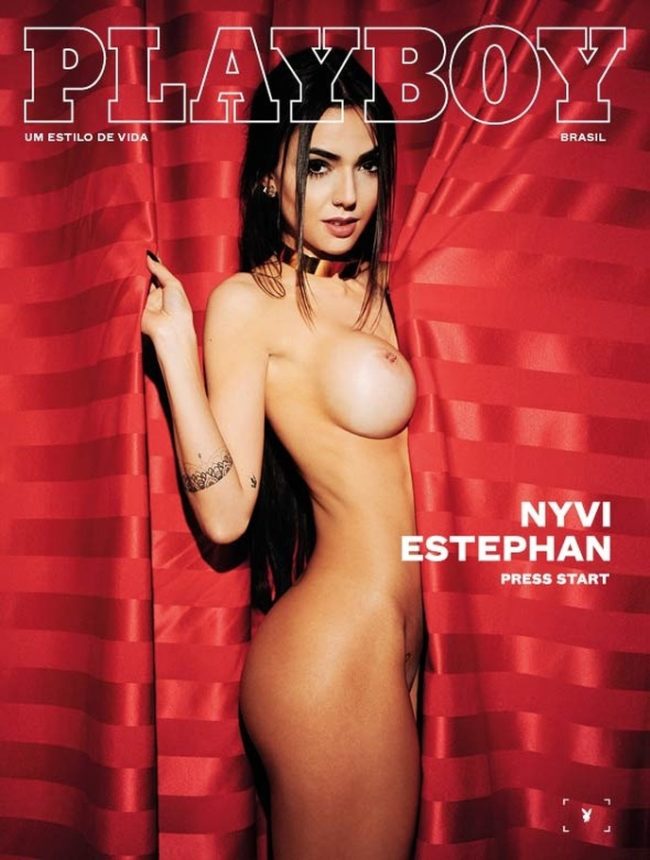 Nyvi Estephan Nua Pelada na Playboy