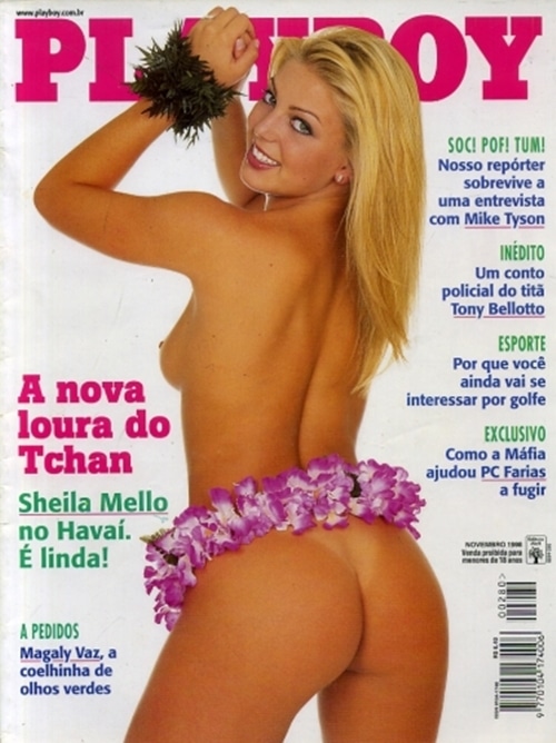 Sheila Mello nua e pelada na Playboy